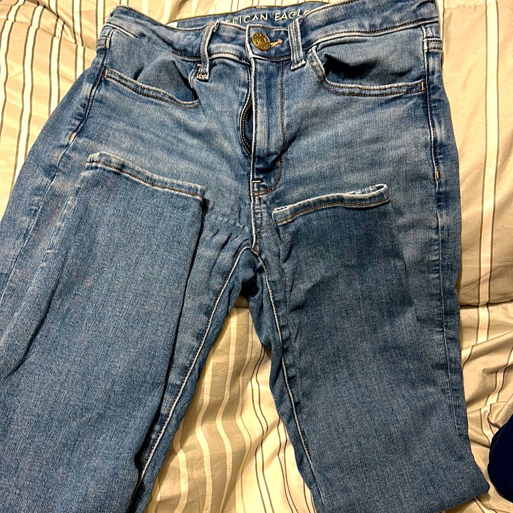 American eagle next level stretch jegging crop